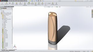 SOLIDWORKS SURFACE : CONDITIONER BOTTLE (an easy way to use surface)