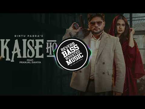 Kaise Ho : Bintu Pabra x Shiva Chaudhary | Reverb Bass Boosted 🔥| Haryanvi Song 