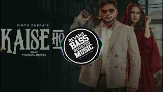 Kaise Ho : Bintu Pabra x Shiva Chaudhary | Reverb Bass Boosted 🔥| Haryanvi Song 