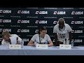 CUSA Women's Basketball Tournament Round 1 Press Conference | UTEP