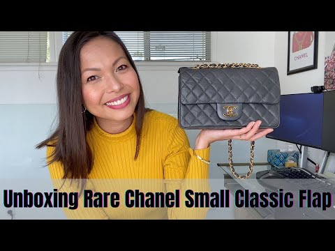 chanel classic double flap bag small caviar