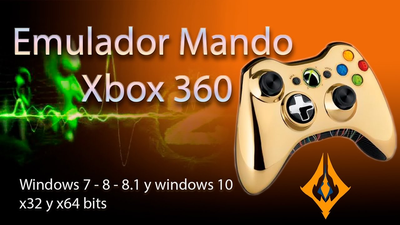 Emuladores mando xbox360 PC Windows 10 x32bits y x64bits - YouTube