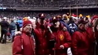 Last "Hail To the Redskins" played at RFK 12/22/1996 filmed by Joe Vaghi screenshot 4