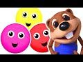 ¡La canción de los Colores! | Canta los Colores &amp; ABCs, Enseña Inglés a niños pequeños Busy Beavers