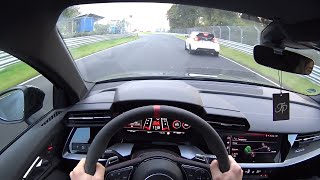 2023 Audi RS3 Sportback - Nürburgring Nordschleife Full Lap + BMW M2 Crash | POV