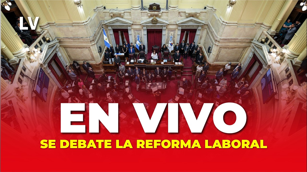 🔴 EN VIVO DEBATE EN EL SENADO: REFORMA LABORAL Y LEY PENAL JUVENIL