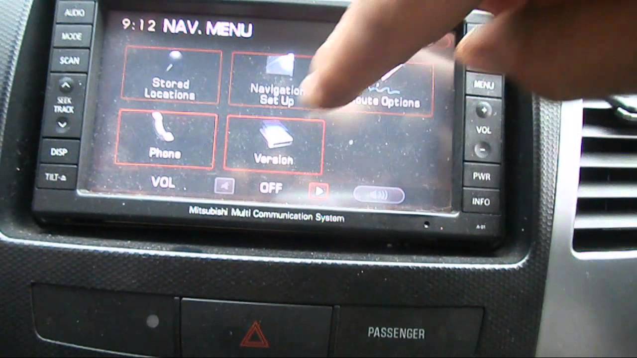 Mitsubishi Outlander Sat Nav System WRECKING 2008 MITSUBISHI OUTLANDER (C15575 SAT NAV) - YouTube
