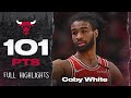 Coby white drops 101 points in three games  full highlights  chicago bulls