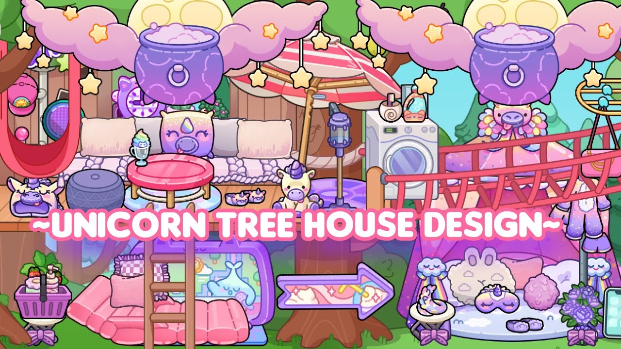 ДИЗАЙН ДОМИКА НА ДЕРЕВЕ-ЕДИНОРОГЕ В МИРЕ АВАТАРА!!! И ГРУСТНАЯ ИСТОРИЯ🦄🌈