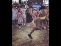 Random guy dancing at music festival