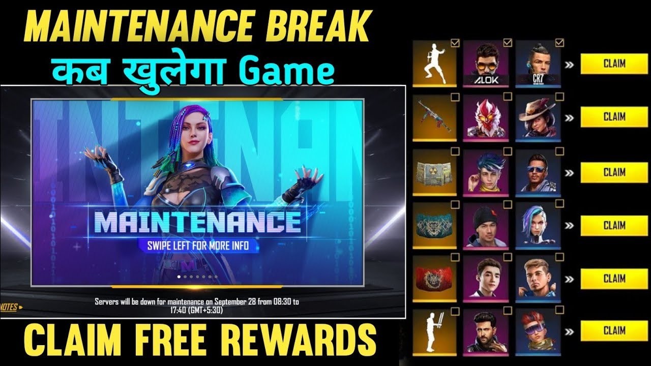 free fire game not opening problem | free fire maintenance break problem | kaise open kare free fire