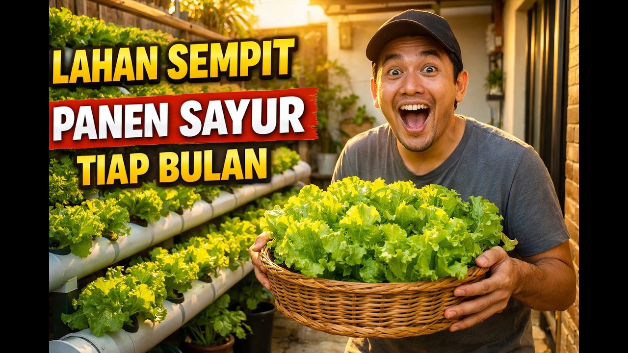 Menanam Sayuran Hidroponik Pemula Di Lahan Terbatas