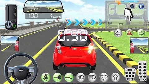 How to done Emergency!in 3d driving class in course test