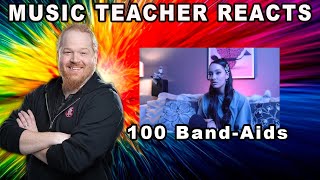 Music Teacher Reacts: Faouzia - 100 Band-Aids (Stripped)