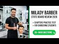 Milady Barber State Board Review 2026 Chapters Practice Test for Barbering Students (100%)