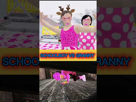 Schoolboy Runaway Vs Granny legacy Jumpscare Scenes #granny #schoolboyrunaway #shorts #evolution