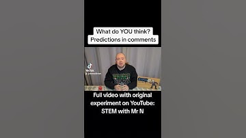 What do YOU think? #science #experiment #shorts #prediction #Christmas #stemwithmrn