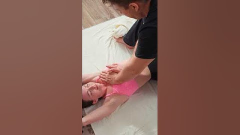 Deep back stretching and chiropractic adjustments for Anna #chiropracticadjustments