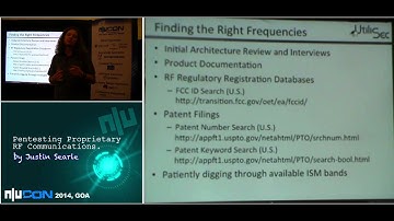 nullcon Goa 2014: Pentesting Proprietary RF Communications by Justin Searle @meeas
