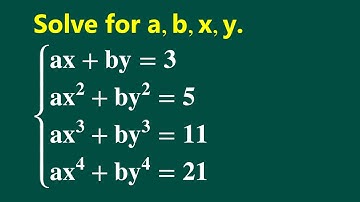A Nice System Of Equations | Using A Simpler Approach | Math Olympiad Challenge.