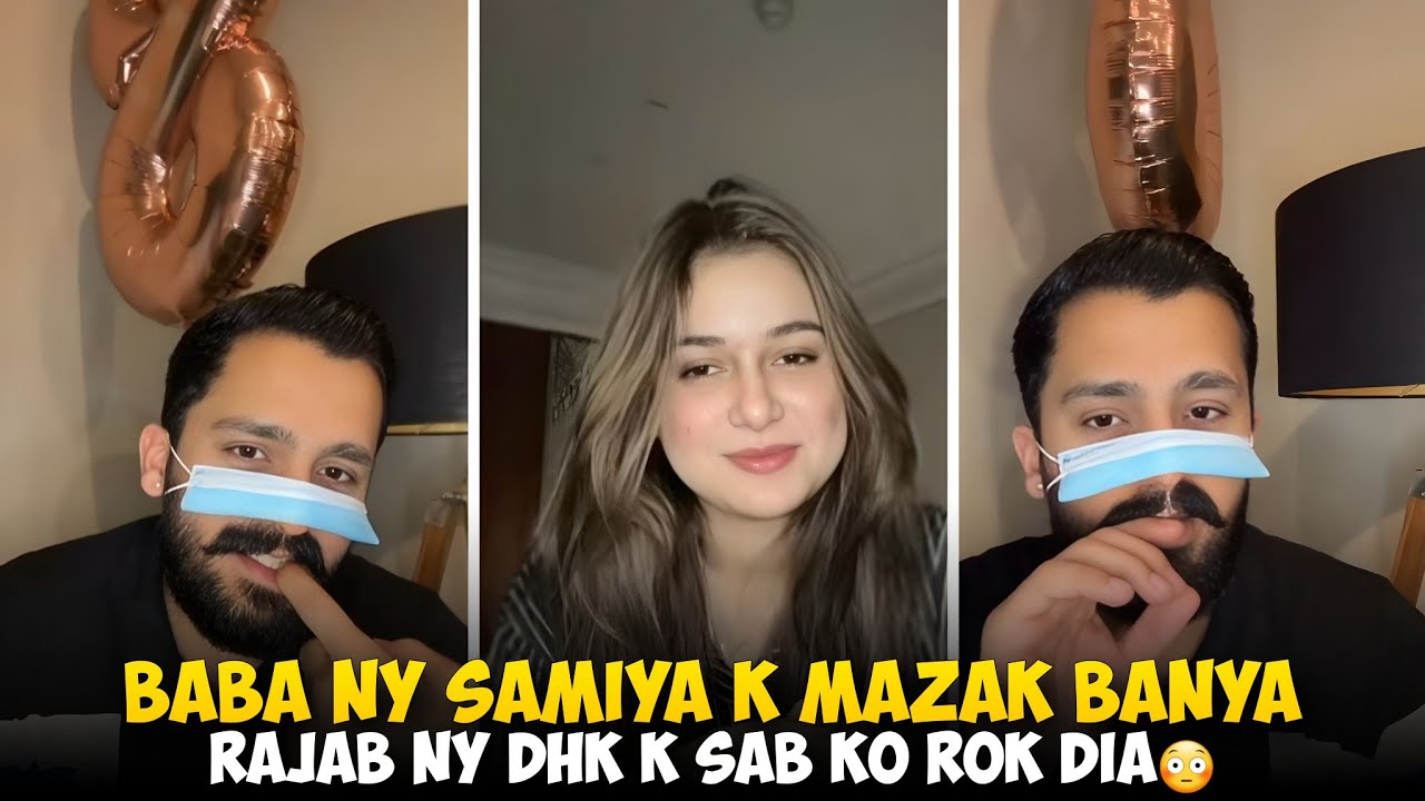 Baba Ny Samiya Ka Mazak Banya Lakin Rajab Ny Sab Ko Rok Dia | Rajab Butt Live