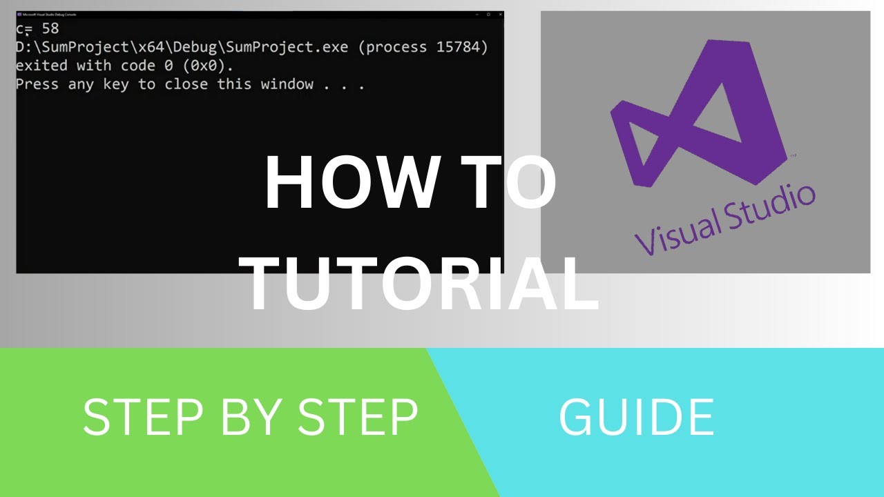 Tutorial: Create project in Visual Studio - YouTube