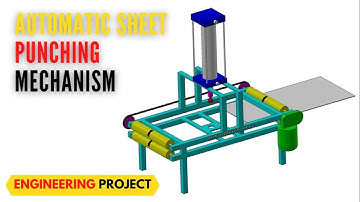 AUTOMATIC SHEET  PUNCHING MACHINE|MOTORISED SHEET PUNCHING MACHINE |MECHANICAL ENGINEERING PROJECT