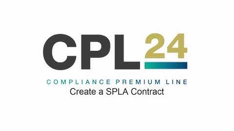 How to create a SPLA contract?