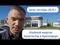 ЖК Архитектор Краснодар. Цены и планировки на октябрь 2023 г