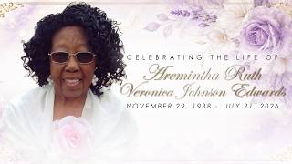 In Loving Memory of Aremintha Ruth Veronica Johnson Edwards