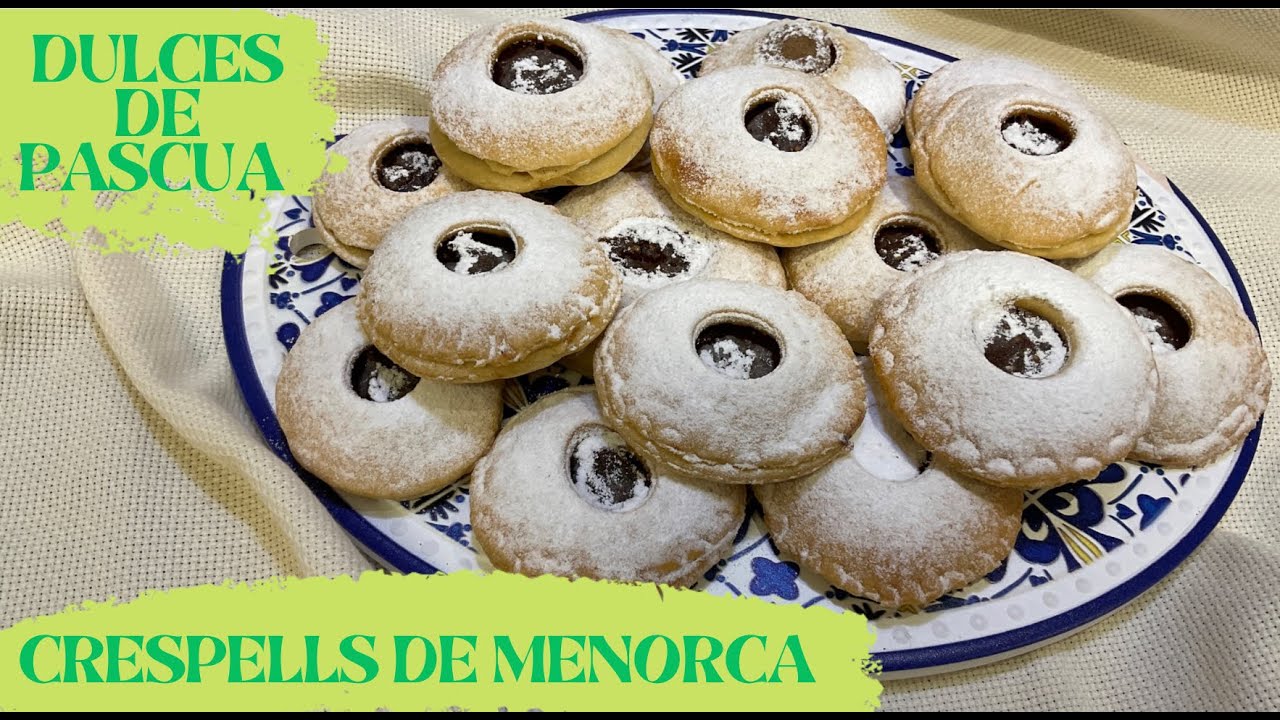 Crespells de Menorca-Dulces de Pasqua (dulces veganos)