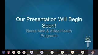 WCE Spring Open House 2021 Presentation   Nurse Aide & Allied Health Certificate Programs 20210325 1