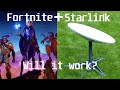 Fortnite - Gaming on Starlink