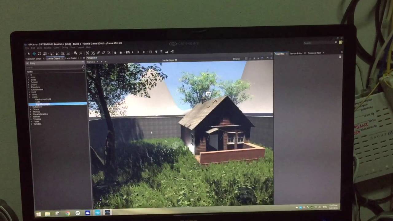 Cryengine v ทำเกม ep.3 - YouTube