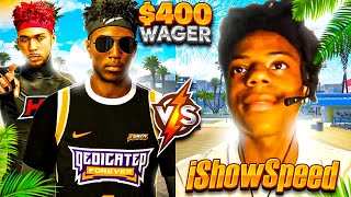 iShowSpeed challenged me to a wager w/ 2 LEGENDS for $400 (NBA 2K21)