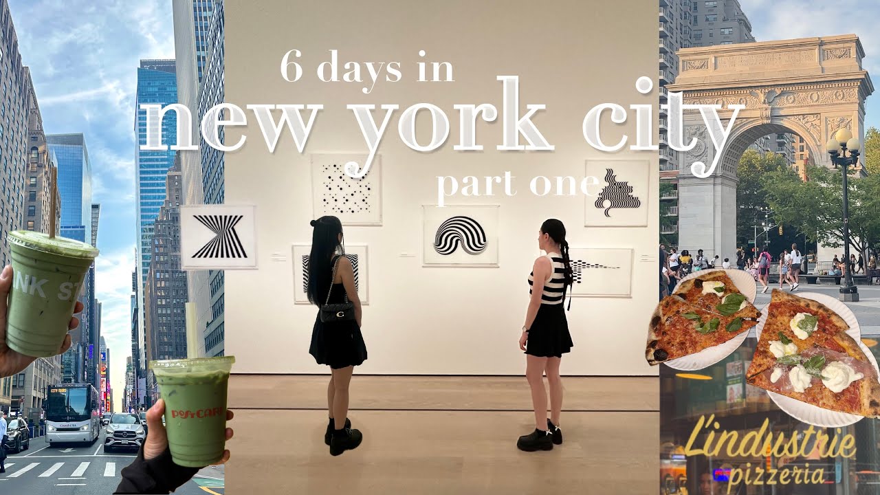 New York City Vlog pt.1 | L’industrie, Caffè Panna, Matcha, MoMA, Washington Square Park, & more!