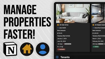 How to Easily Manage Property & Rentals in Notion | Ultimate Real Estate Dashboard