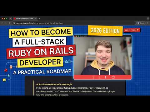 How to Become a Ruby on Rails Developer in 2026 (Practical Roadmap)