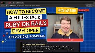 How to Become a Ruby on Rails Developer in 2026 (Practical Roadmap)
