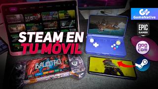 Jugar a STEAM en Android nunca fue TAN FÁCIL | Guía de instalación de GameNative