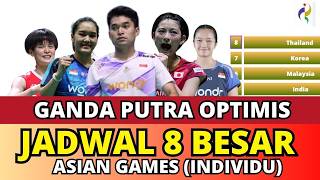 2026 Asian Games Badminton Individual Quarterfinals Schedule#asiangames2026 screenshot 5