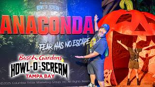 Howl-O-Scream Busch Gardens Tampa Houses & Scare Zones 2026!