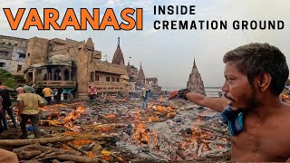 Bodies burn here 24\/7 for 3500 years | Manikarnika Ghat | Varanasi
