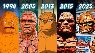 The Thing Evolution in Movies &amp; Cartoons (1967-2025) Ben Grimm | Fantastic Four