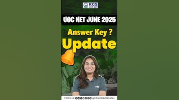 UGC NET June 2025 Answek Key OUt 🤩📢 #ugcnet #ugcnetjune2025 #answerkey #shorts