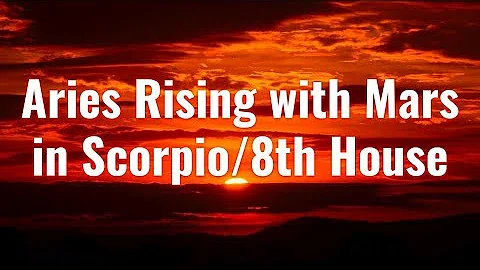 Aries Rising with Mars in Scorpio/8th House (9/16)