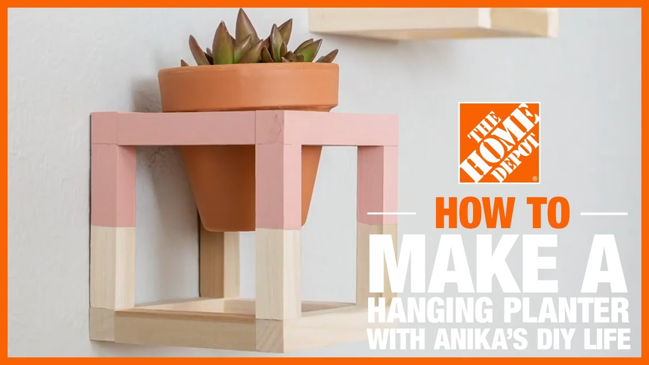 DIY Wall Plant Hanger with Anikasdiylife The Home Depot DIY OnTrend