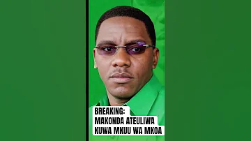 BREAKING RAIS SAMIA AMTEUA PAUL MAKONDA KUWA MKUU WA MKOA 