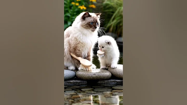 Video 11649591: cat feeding kittens, mother cat feeding, baby kittens cat mother, cat fish kitten, adorable cats, cat old, beautiful cat