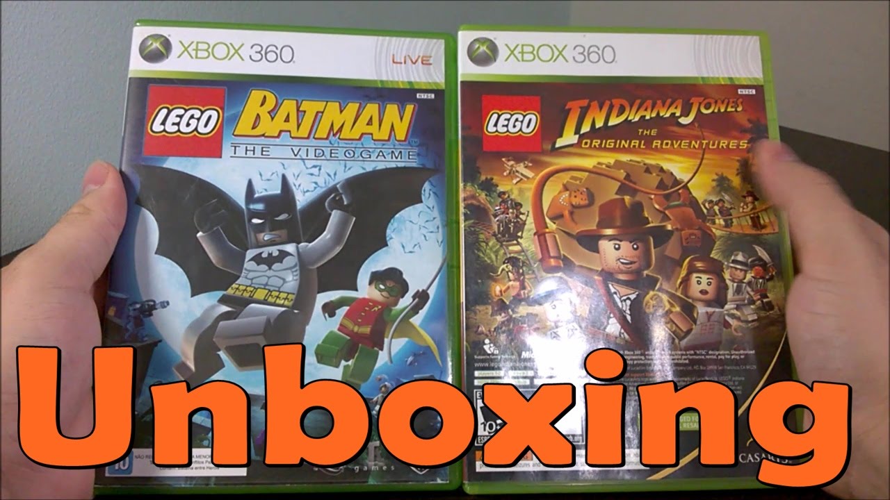 ⁣Lego Batman  \ Lego Indiana Jones \ Kung Fu Panda - Xbox 360 - UNBOXING